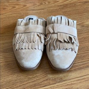 Women’s Steven Madden suede slides